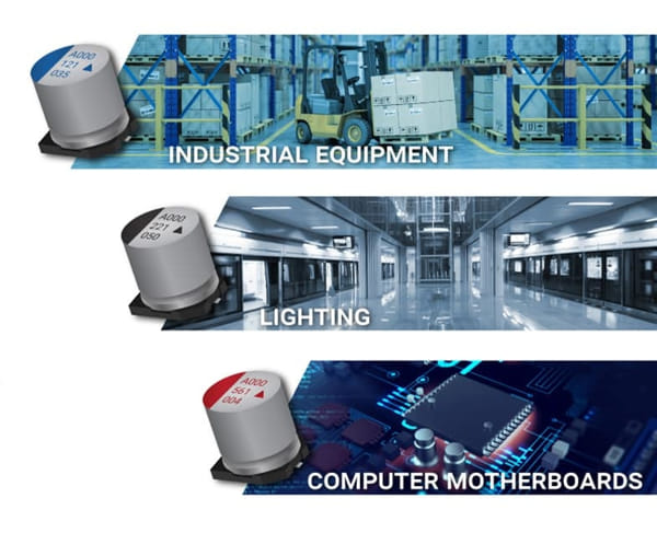 Condensadores electrolíticos de aluminio para aplicaciones de consumo y entornos industriales