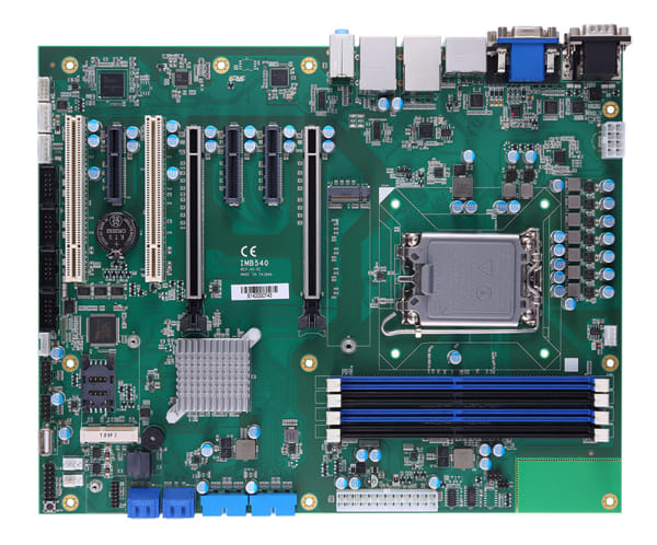 Placa base ATX industrial con procesadores Intel 12ª gen. para proyectos edge AIoT