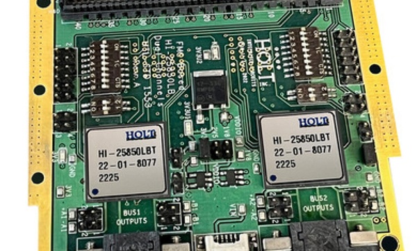 Tarjeta mezzanine FPGA MIL-STD-1553 de doble canal