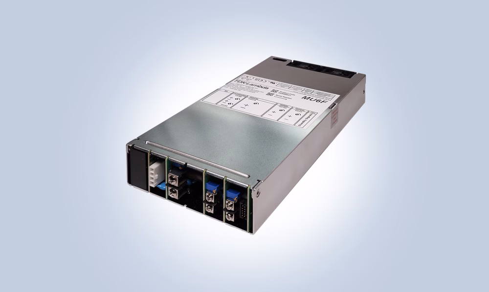 Fuentes de alimentación modulares 1U de hasta 1.500 W para sanidad e industria