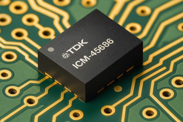 Sensor de seis ejes para displays HMD, RA/RV, wearables e IoT