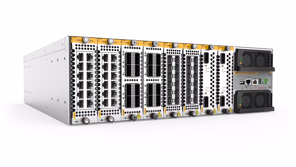 Switch modular 3U de próxima generación para centros de datos y redes enterprise