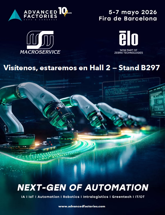 Macroservice expone sus novedades en la feria Advanced Factories