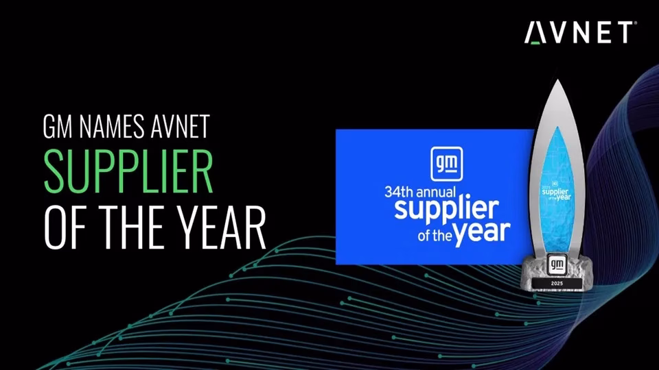 AVNET, proveedor del año 2025 de General Motors