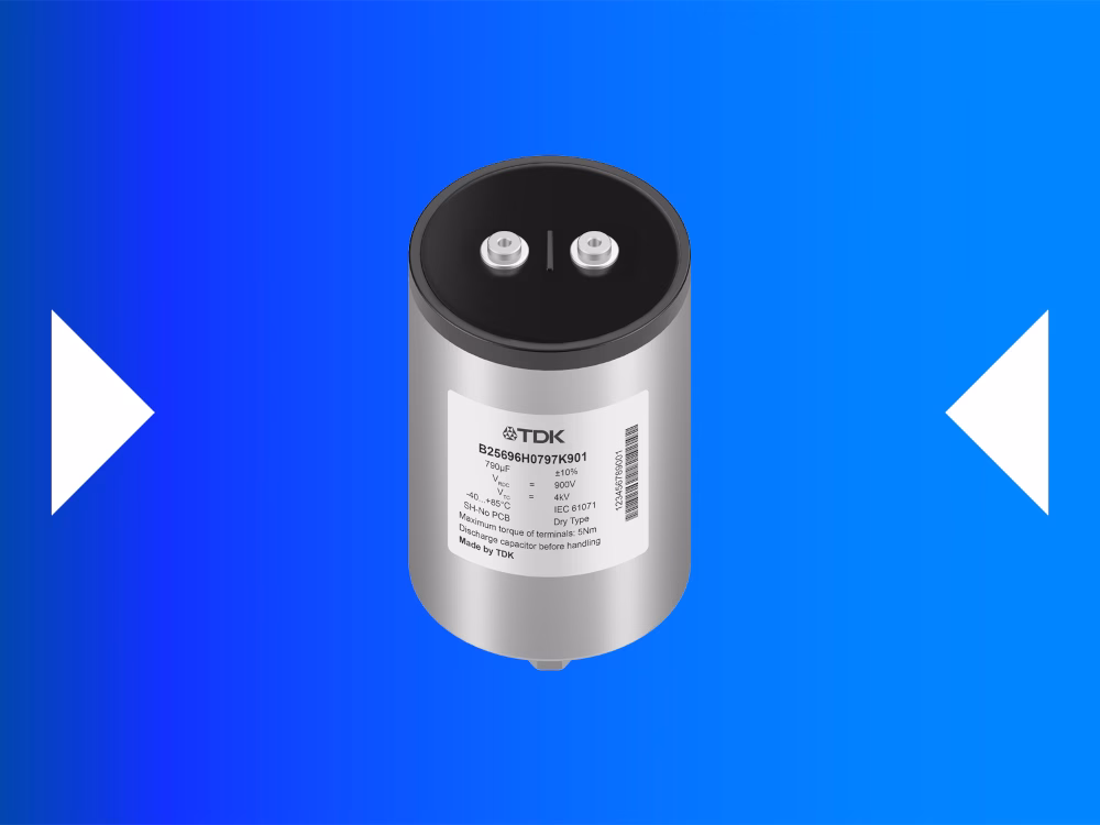 Condensadores DC-link para electrónica de potencia B25696H con inductancia ultrabaja